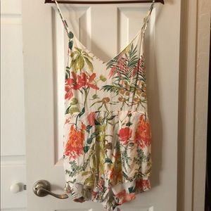 Floral print Romper